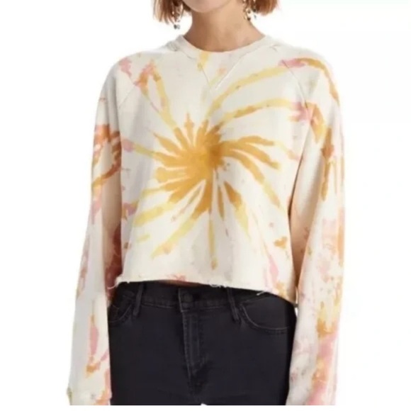 Mother The loafer tie die crop cotton sweatshirt
Size medium - Picture 1 of 8